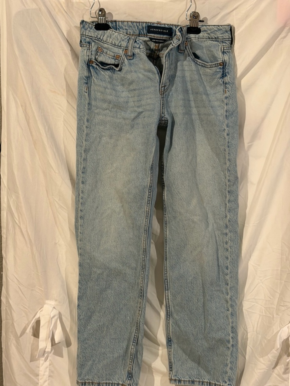 Aeropostale Women's Light Blue Boyfriend Jeans